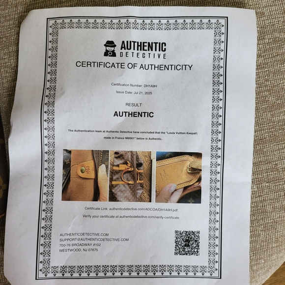 Louis Vuitton Keepall Bag Duffle 55 Monogram Canvas w/COA. - Picture 13 of 15